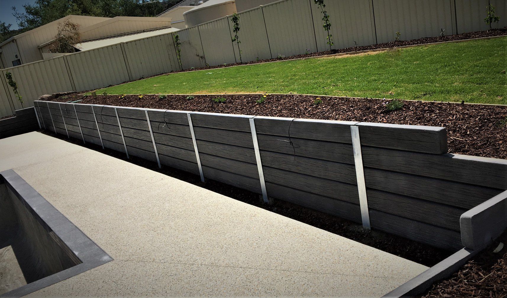 Garden Bed Sleepers in Melbourne | Modular Concrete Sleepers