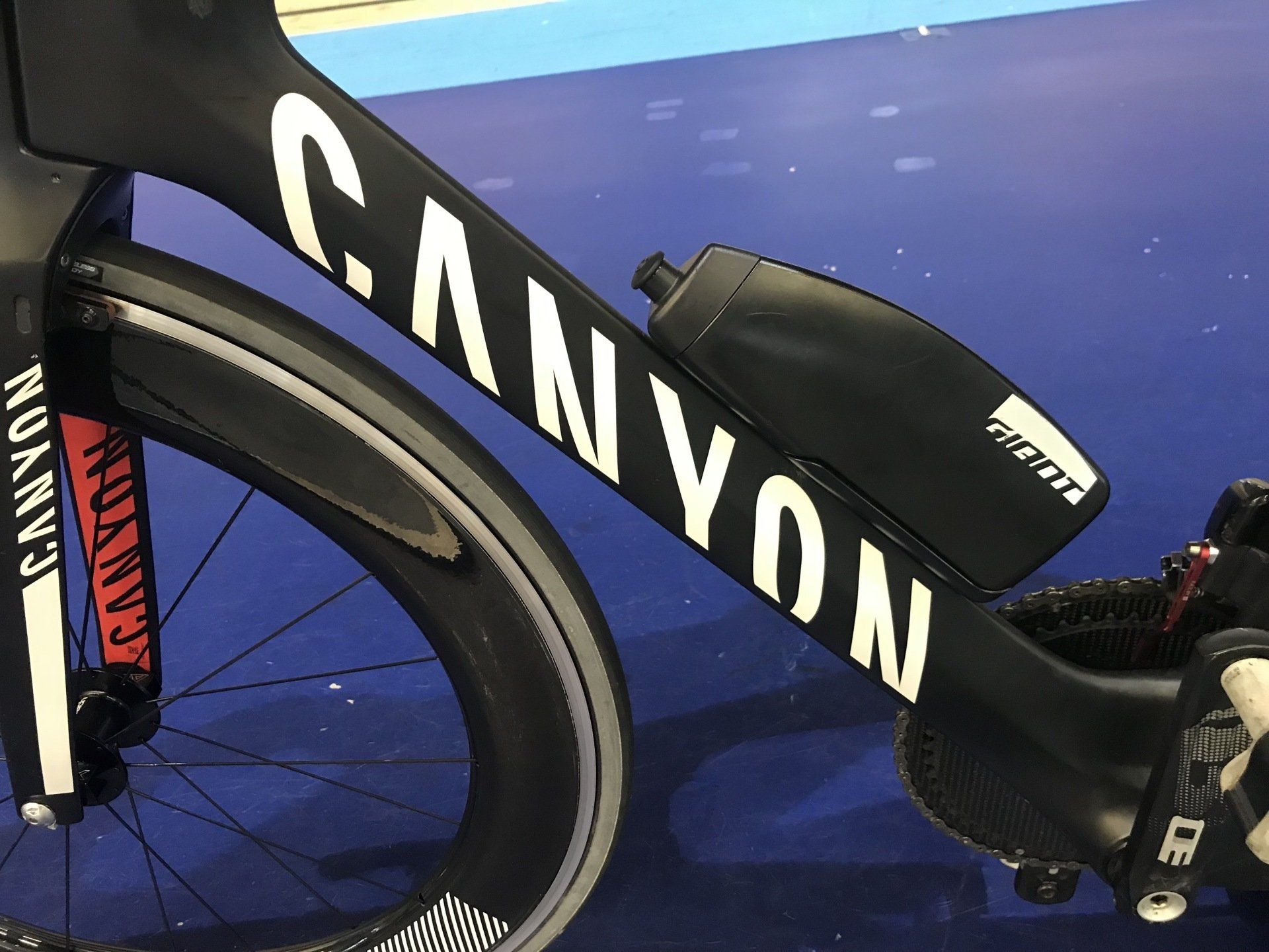 Water bottle aero testing