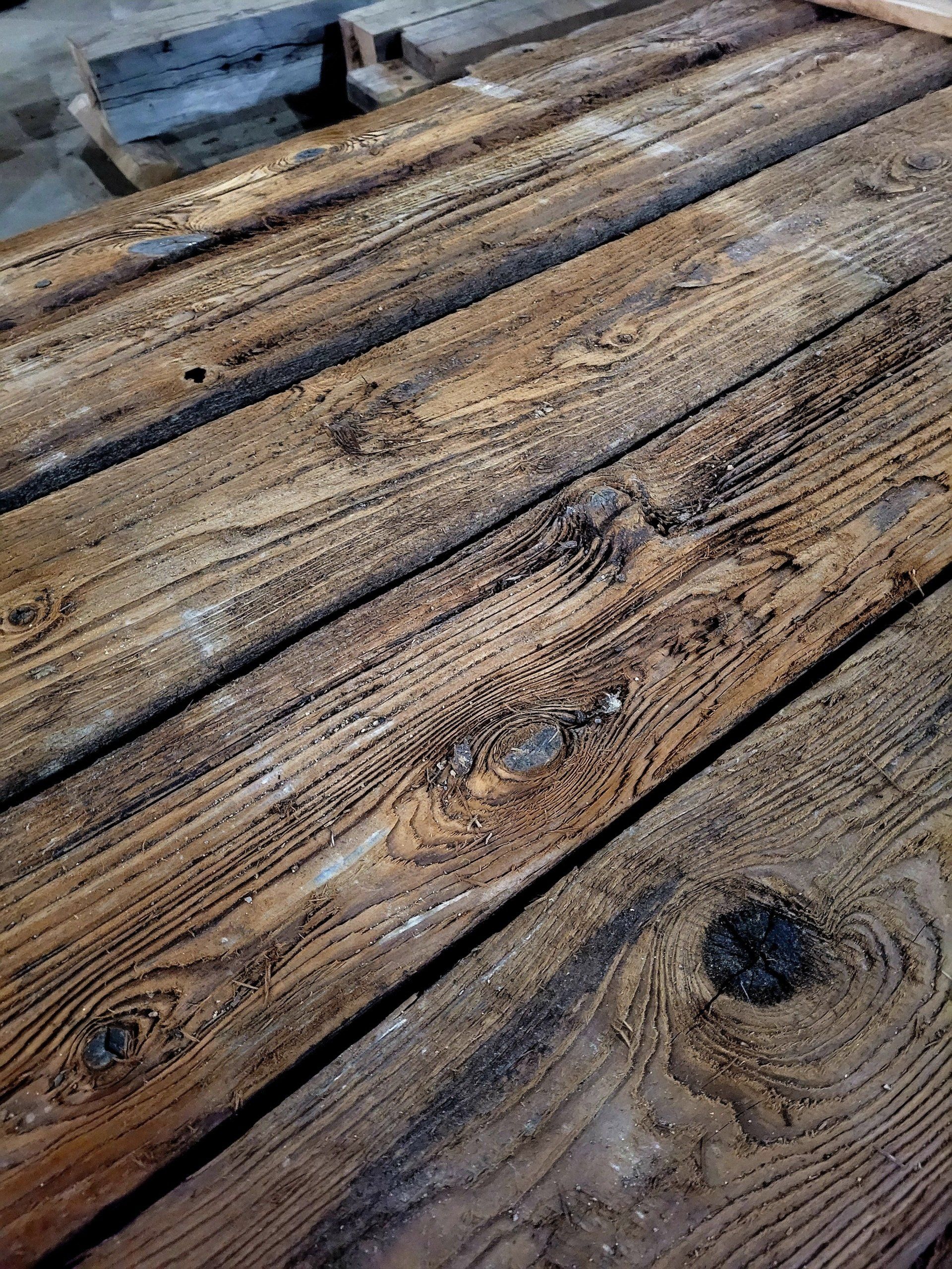 Reclaimed Mushroom Wood Planks Very Rustic 8" Wide Boards 