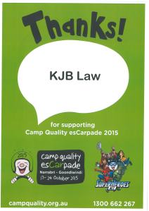 camp quality escarpade flyer