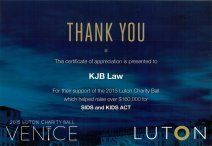 luton charity ball invite