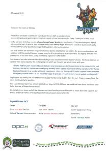 superheroes act letter