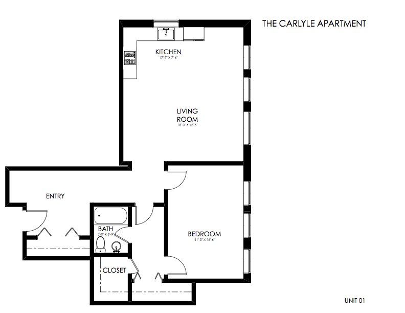 The Carlyle Apartments | Floor Plans