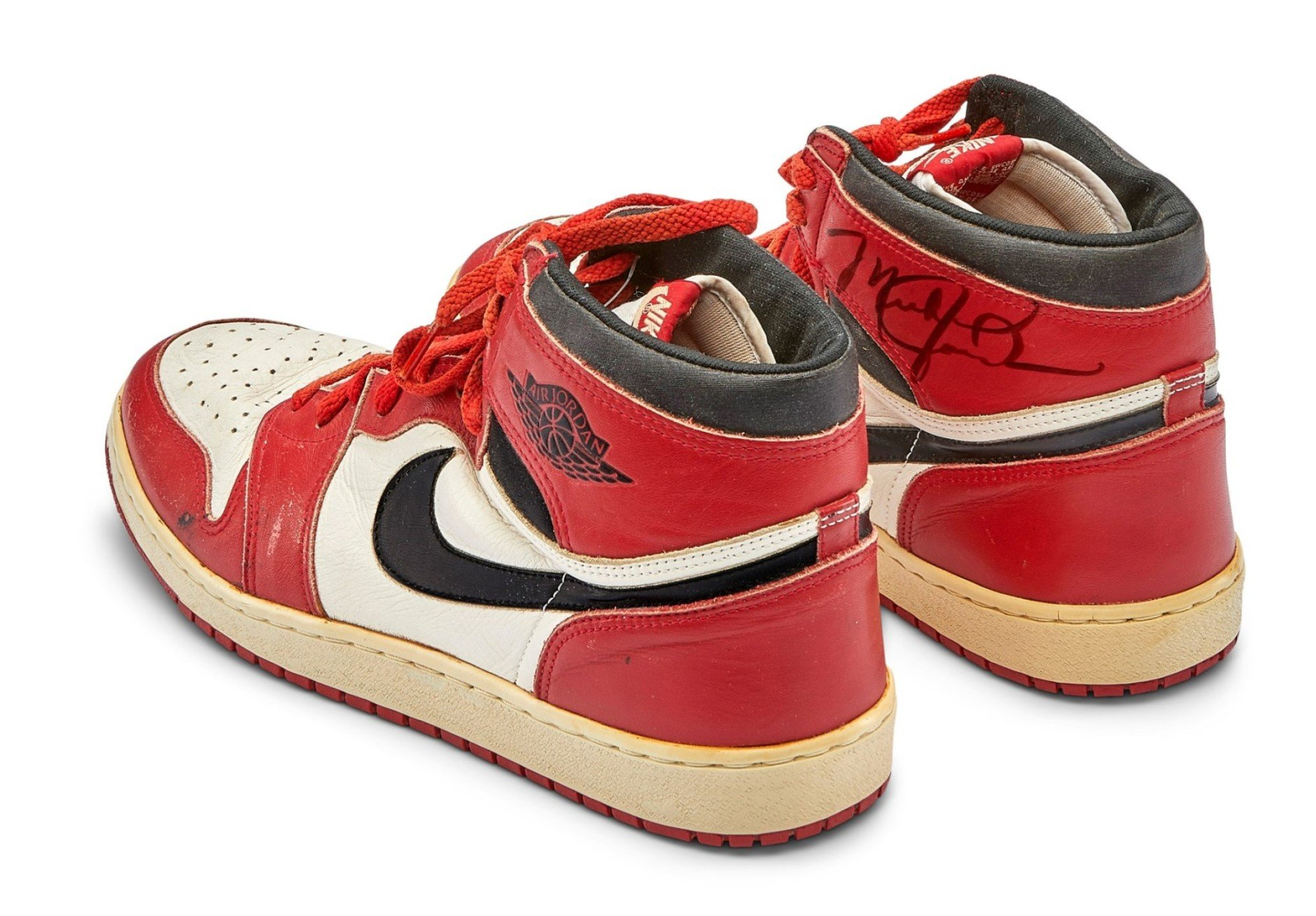 Most expensive sneakers sold at auction: Signed Nike Air Jordan 1s sets ...