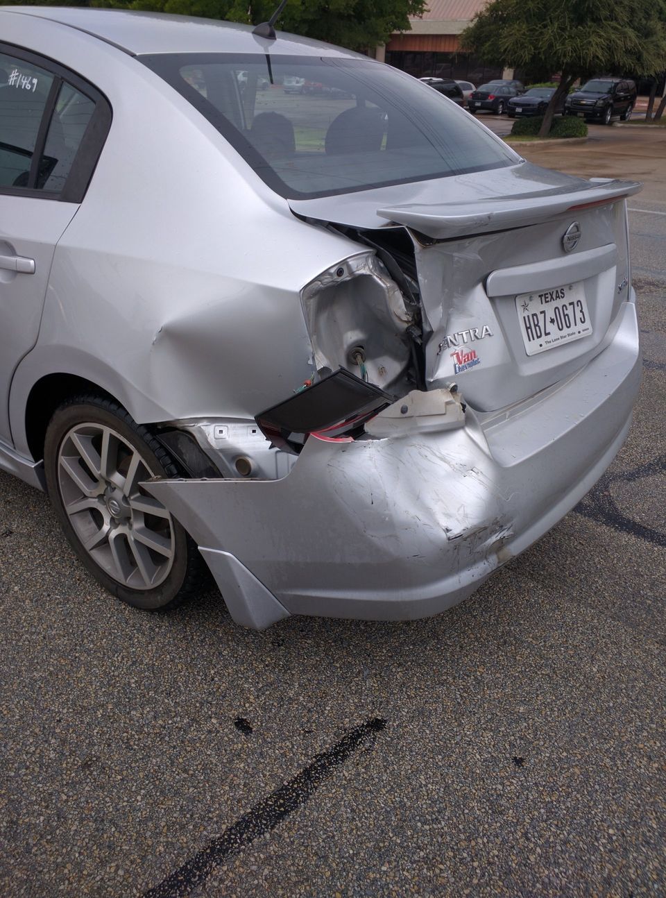 Rear end car accident on Division Street in Arlington