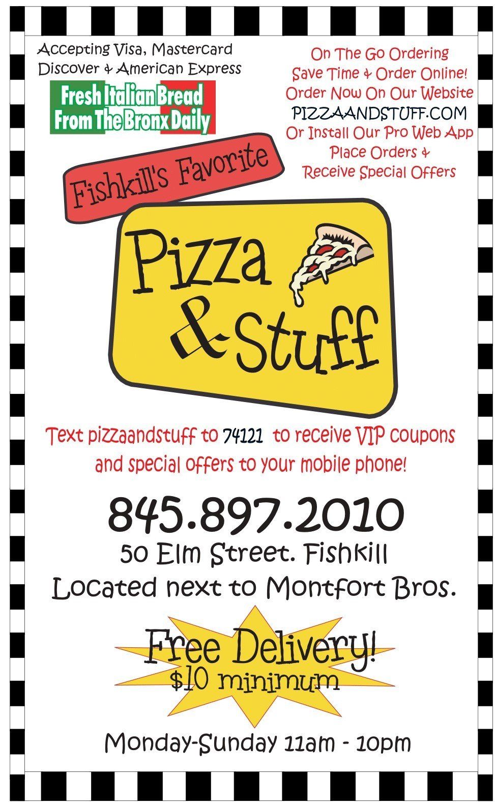 Pizza & Stuff Fishkill's Favorite