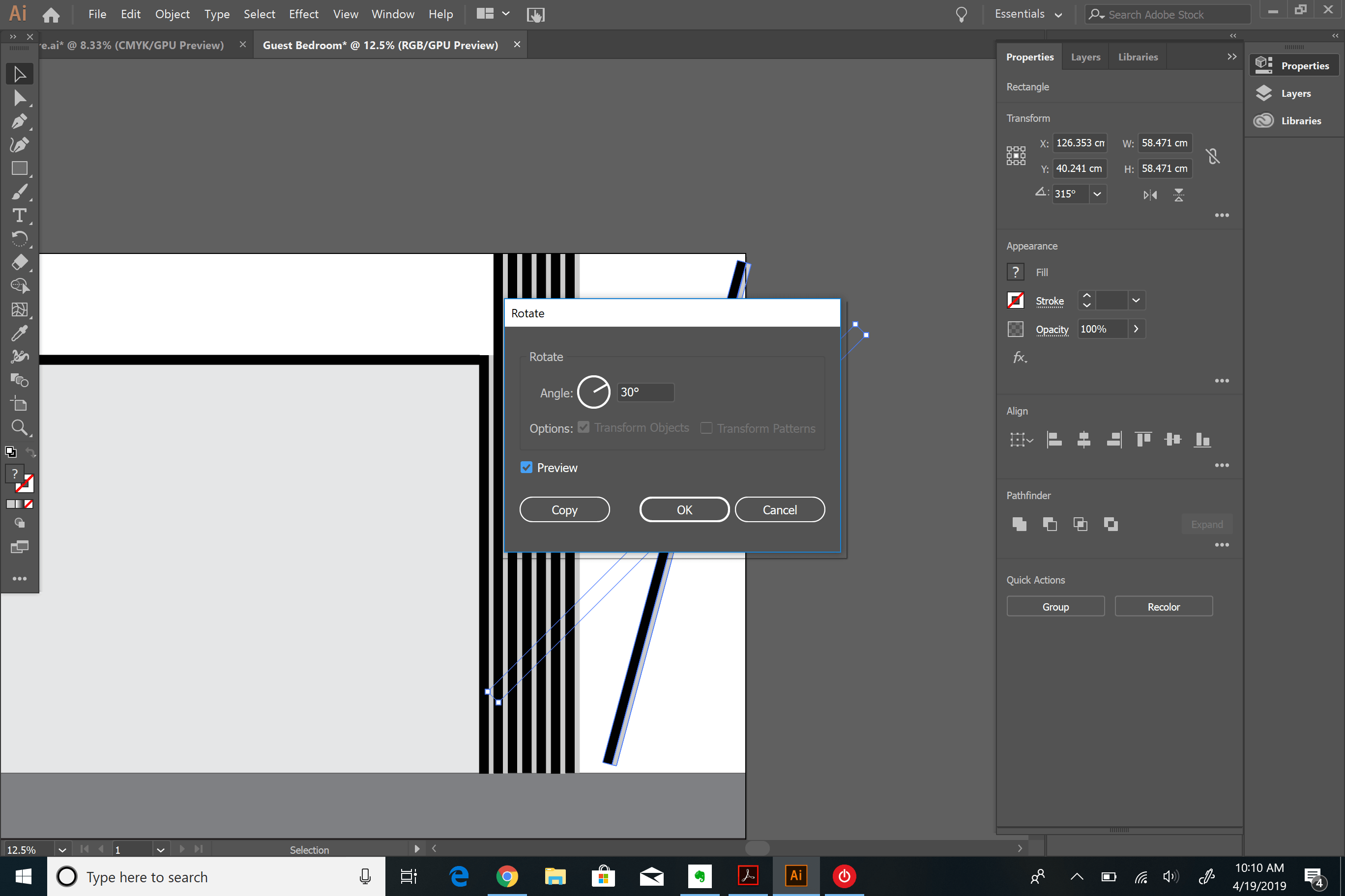 A DIYer’s 9 Step Guide to Adobe Illustrator How to Design a Feature Wall