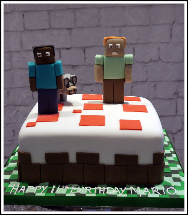 Kids Cakes - fortnite minecraft roblox cake