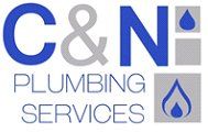 c and n plumbing services business logo