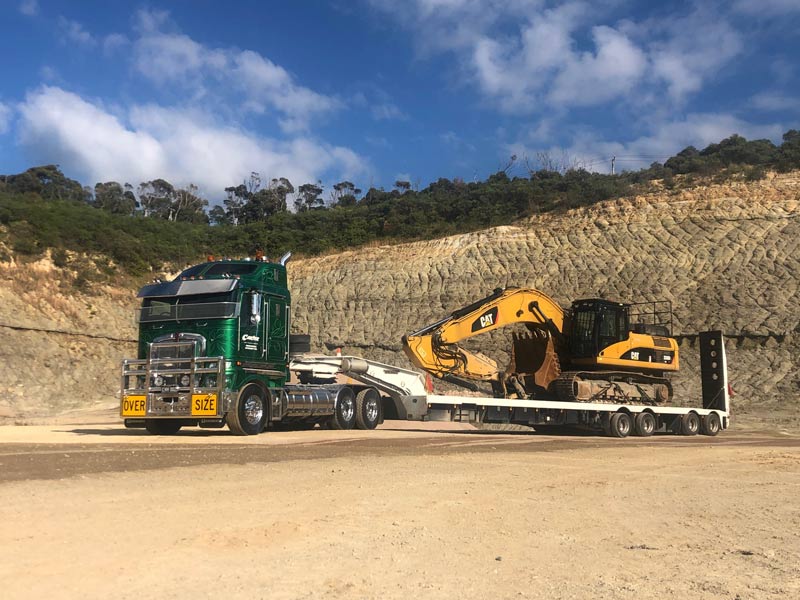 truck pulling tractor