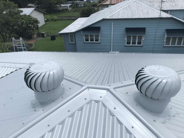 Roof with Ventilator — Roof Restoration in Rockyview, QLD
