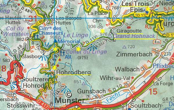 Alsace Vosges Hohrodberg Grand Hohnack Giragoutte Les Trois Epis