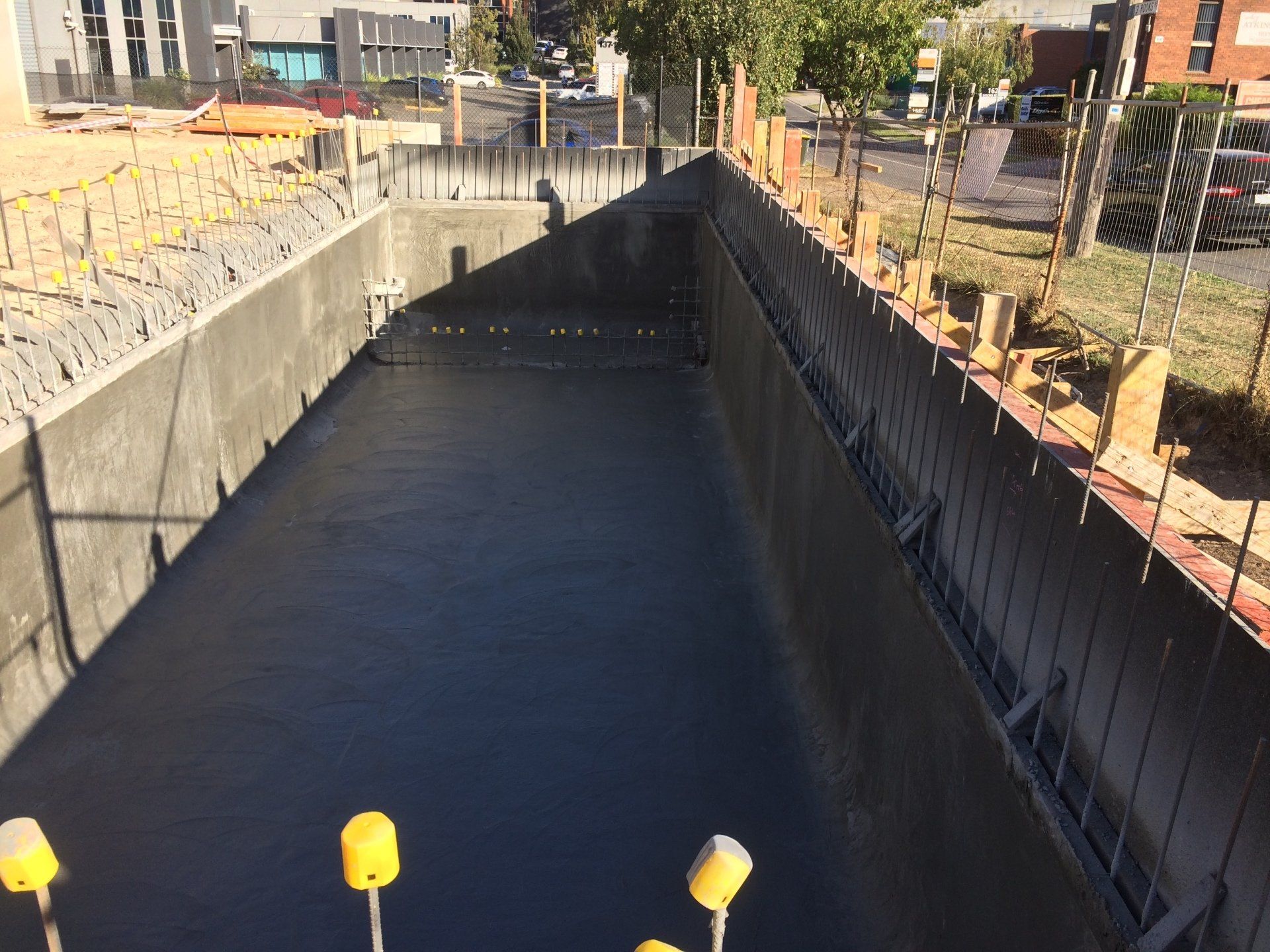 below reinforcement concrete