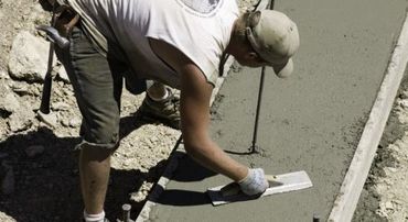 One of our contractors providing concrete services in Muswellbrook