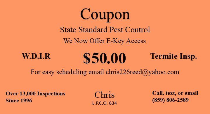 Termite control Lexington, KY - State Standard Pest ...