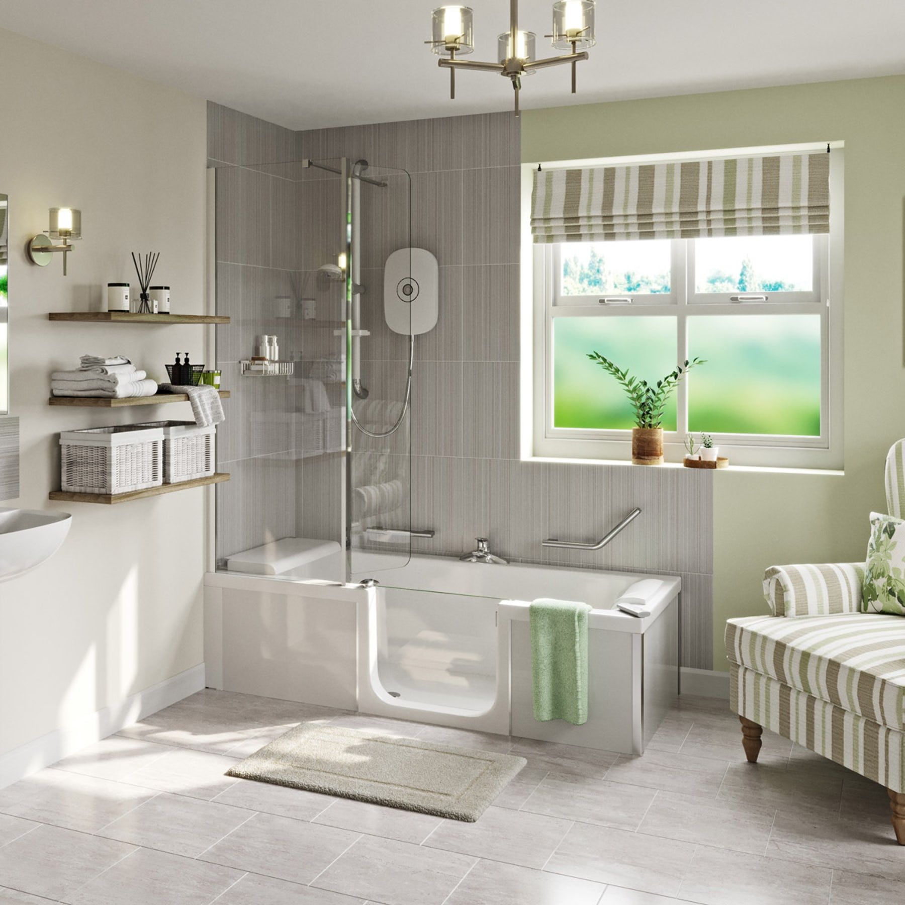 Disabled bathroom installation in Edinburgh