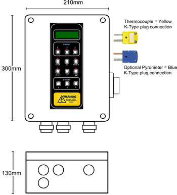 Victory Lighting VLPCB-IND1 Controller Dimensions