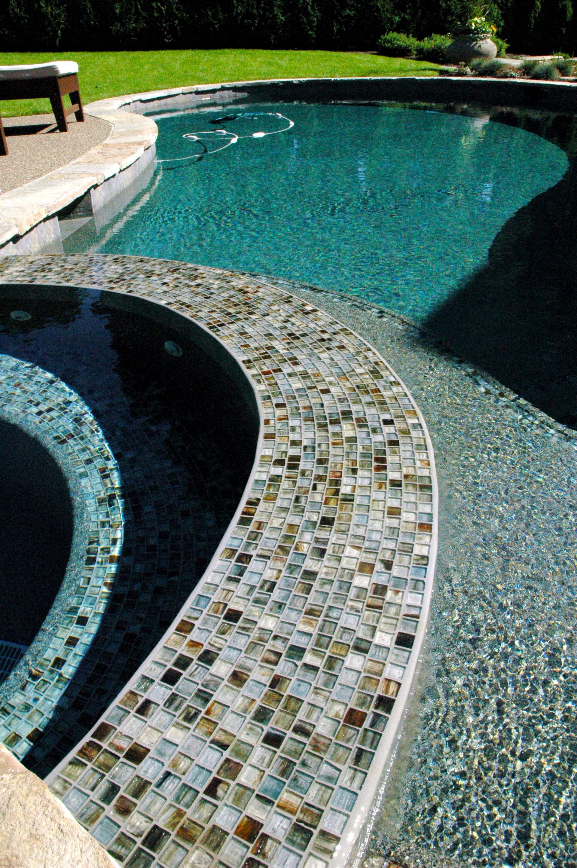mosaic shapes pools