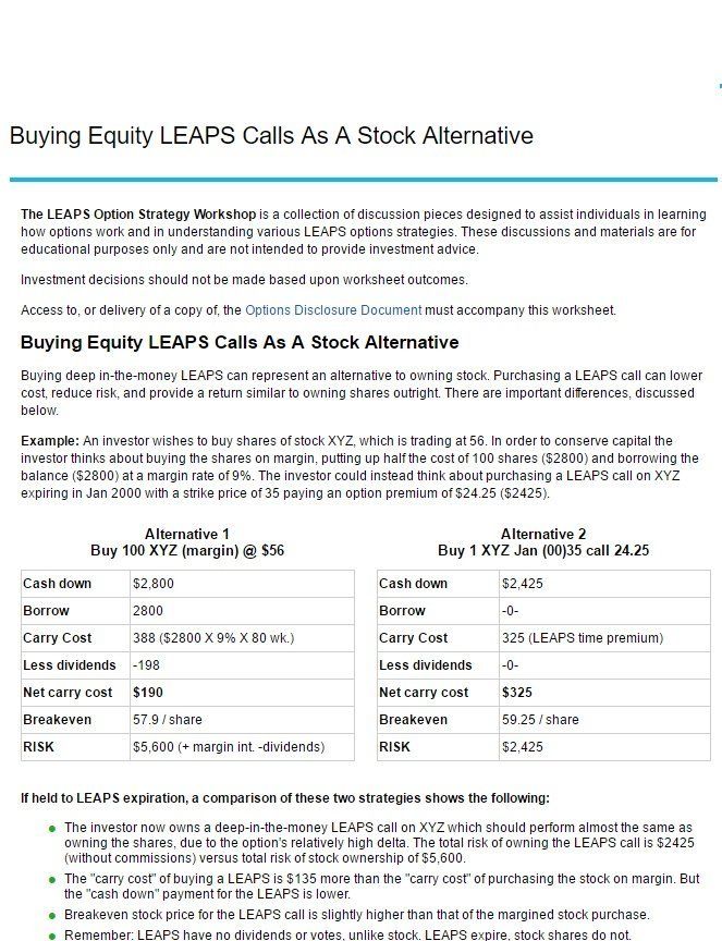 leap options