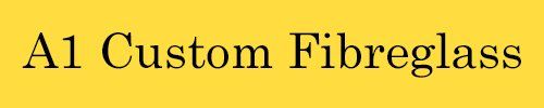 a1 custom fibreglass business logo