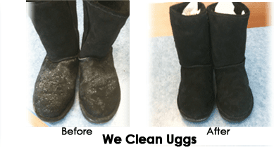 dry clean ugg boots