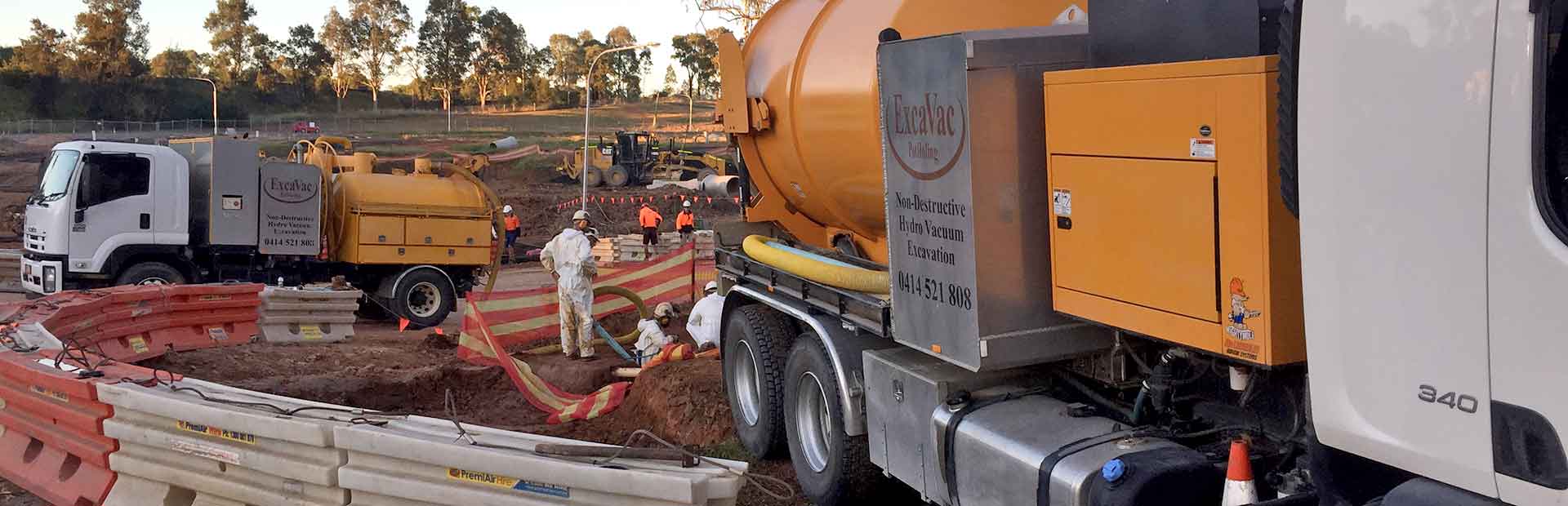 Vacuum and pit clearing trucks