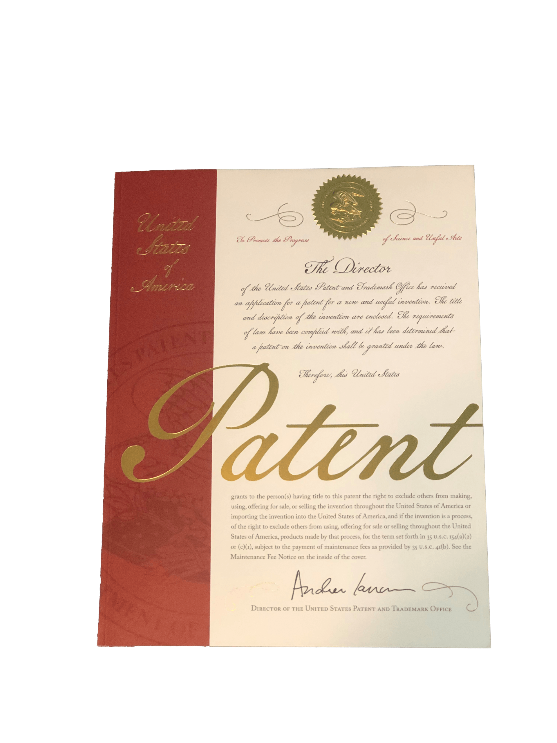 PATENT ISSUED