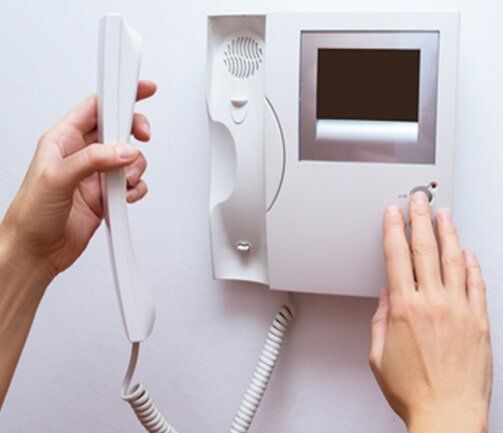 White telephone — Security Systems  in Tuncurry, NSW
