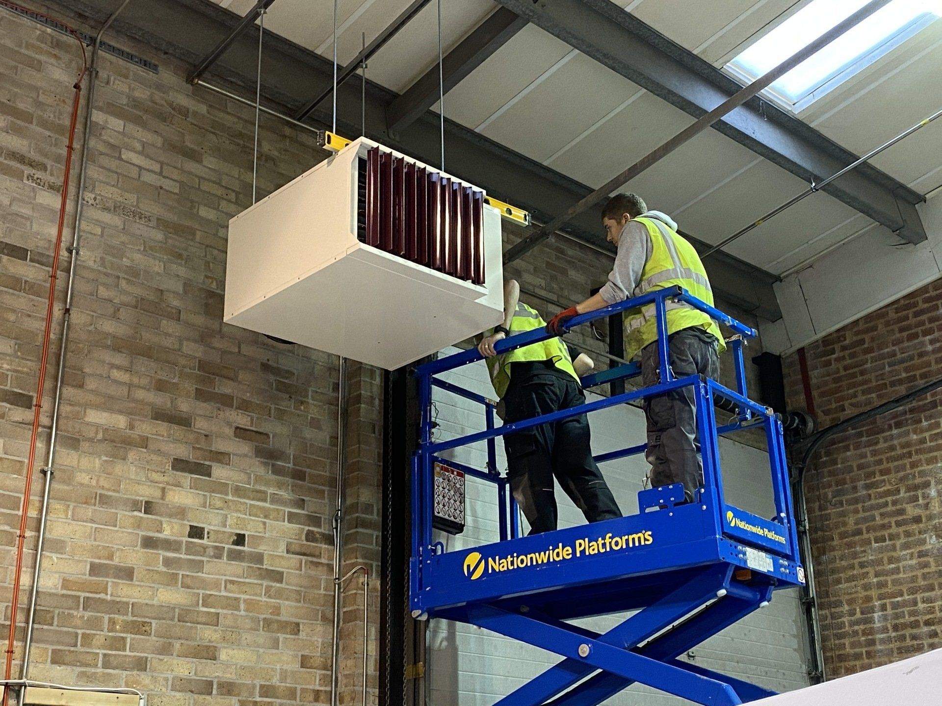 Warm Air Warehouse Heating