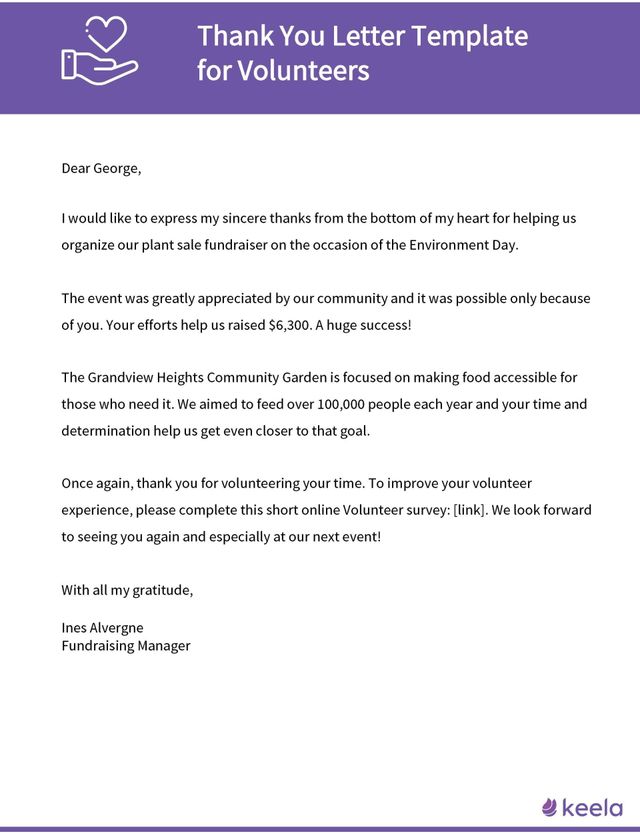 Nonprofit Thank You Letter Templates