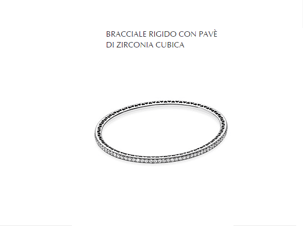 bracciale pandora rigido con zirconi bracciale pandora rigido con zirconi