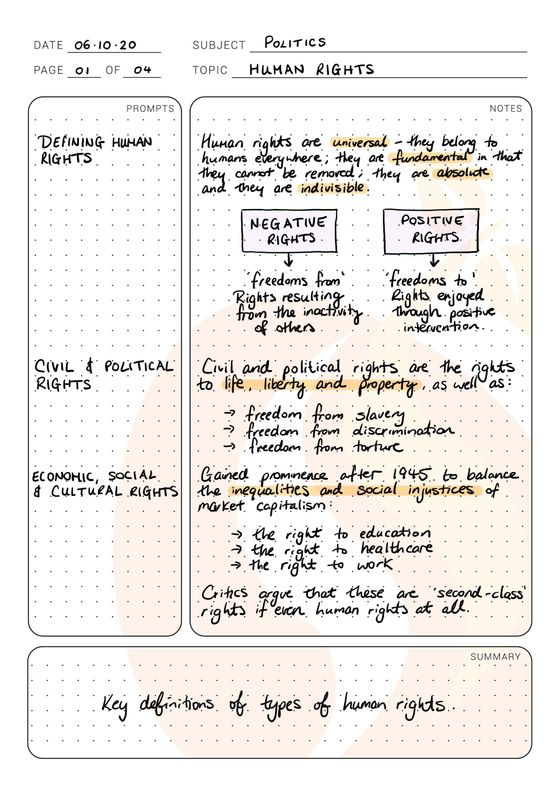 good notes 2 pages