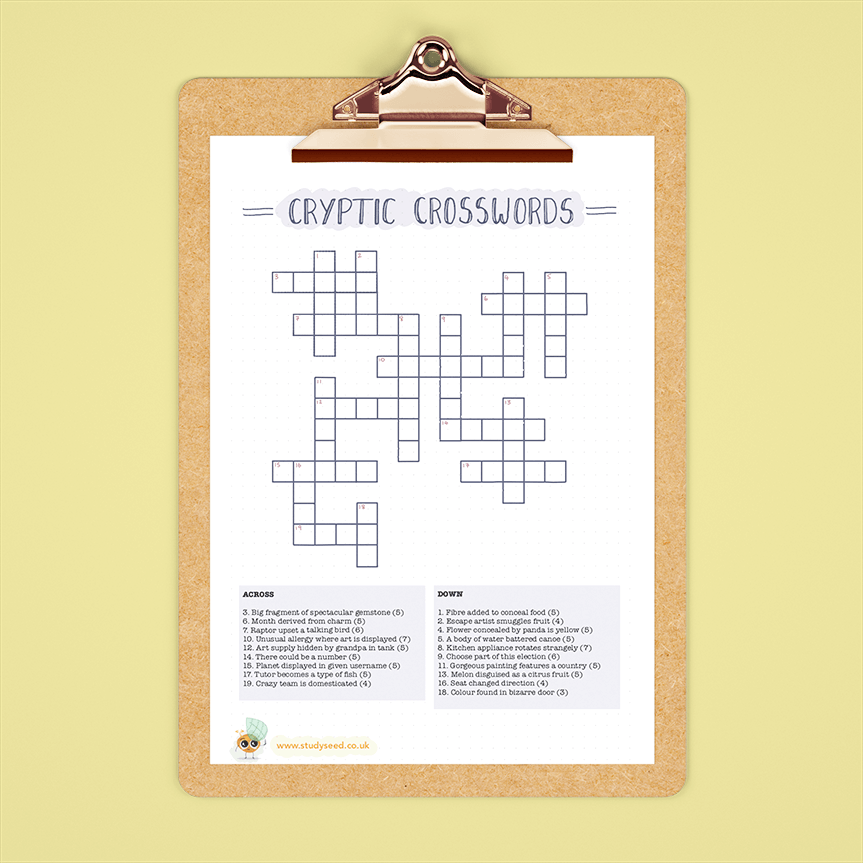 cryptic crosswords puzzles
