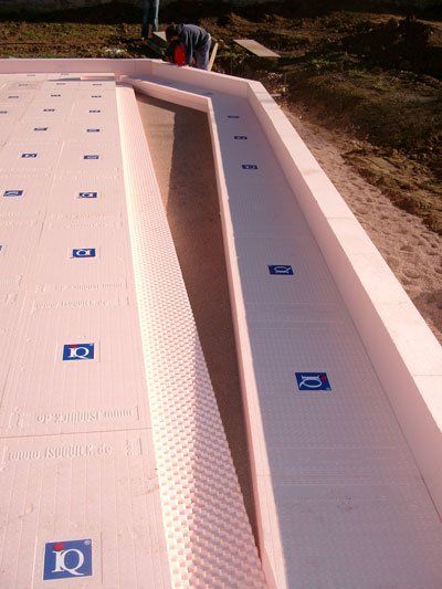Isoquick, the insulated raft foundation