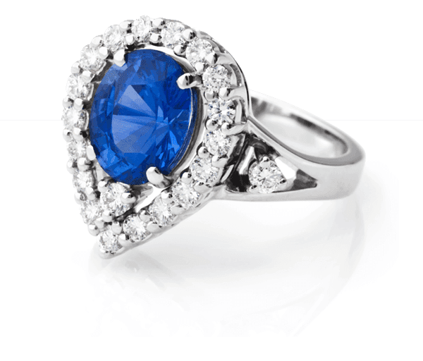 sapphire and diamond ring