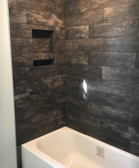 new tub installation