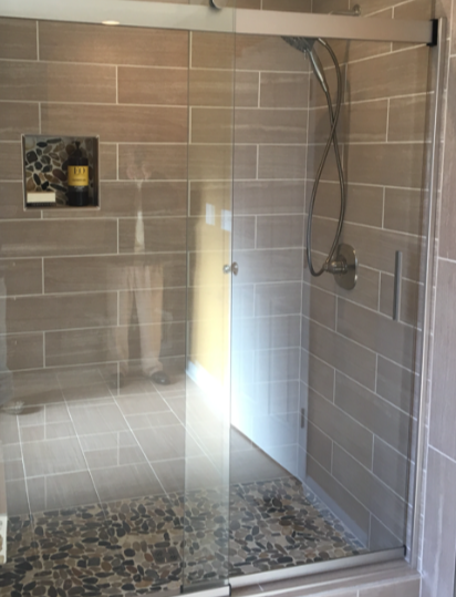 new shower installation