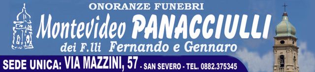 Servizi Funebri San Severo Onoranze Funebri Montevideo Panacciulli