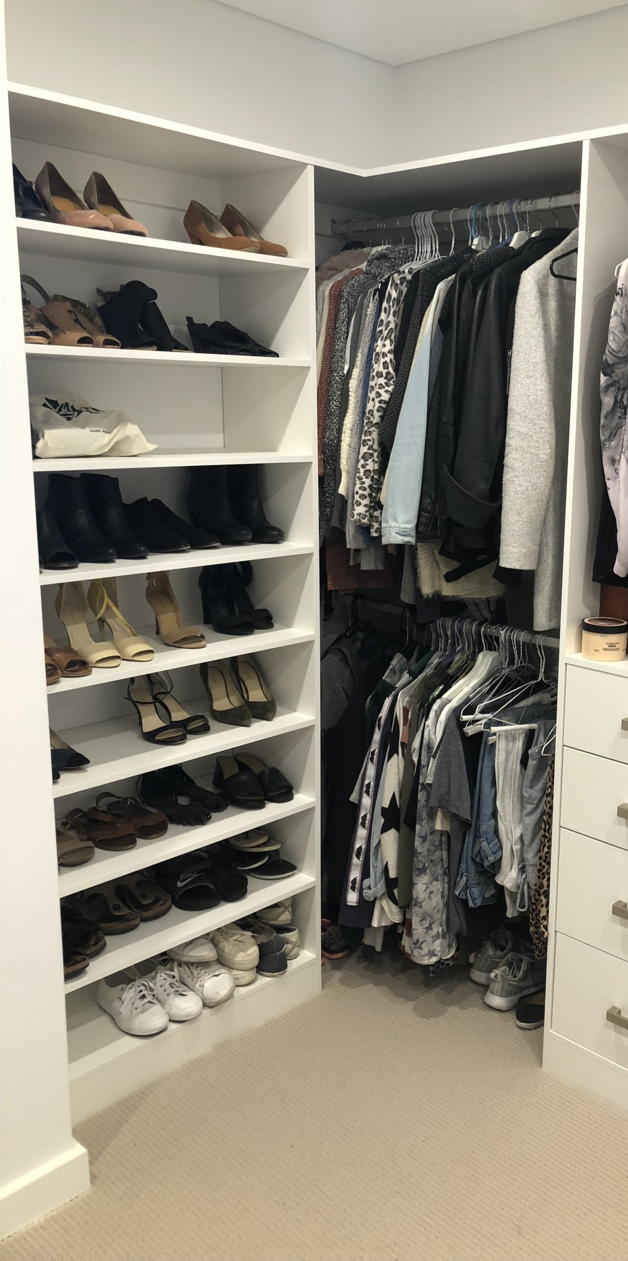 Wardrobe Shoe Shelves Perth