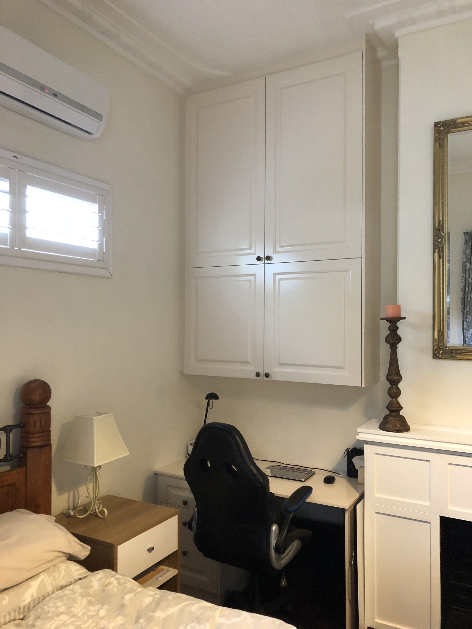 Built In Home Desk And Storage Cupboards Perth