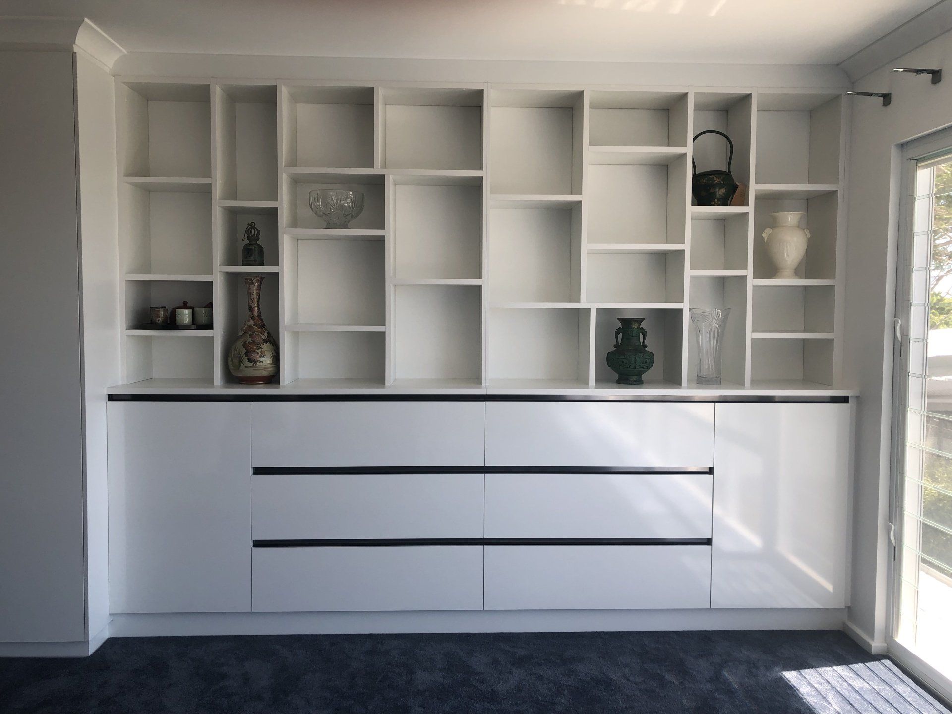 Built In Display And Storage Cupboards Perth