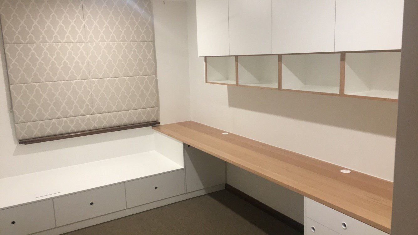 Custom Built In Home Office Cupboards Perth