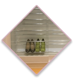 built in shoe cupboard