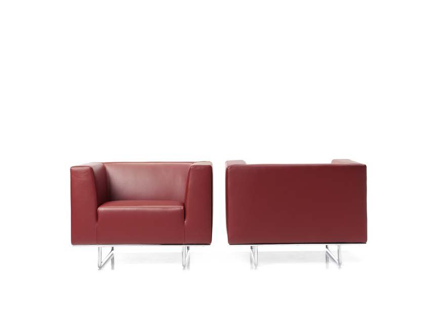 Poltrona in ecopelle - Modello Manhattan