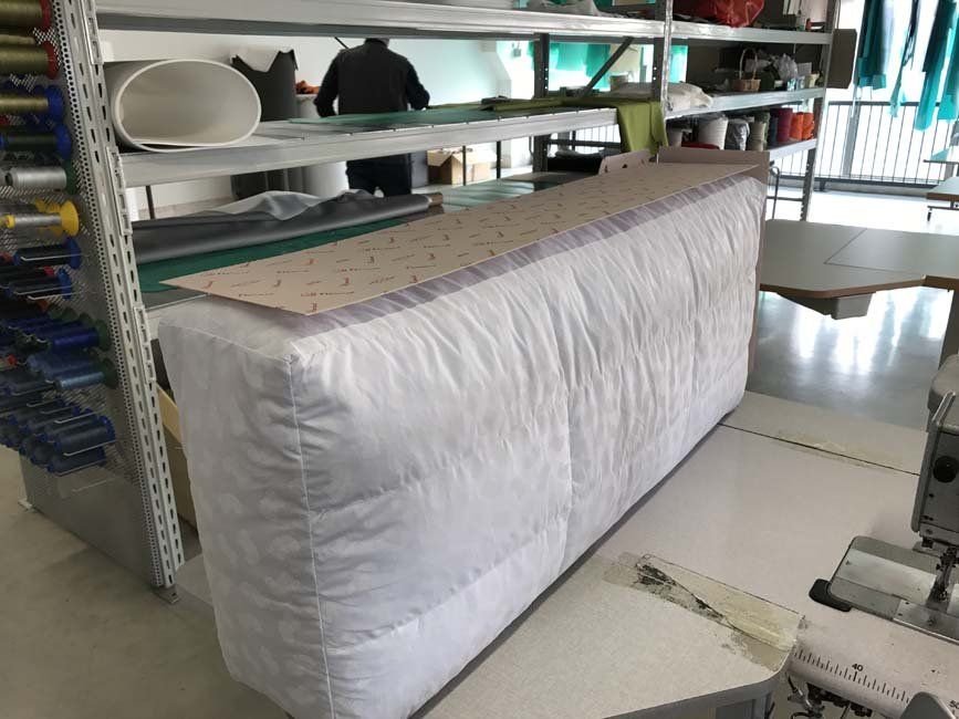 Imbottitura di un divano