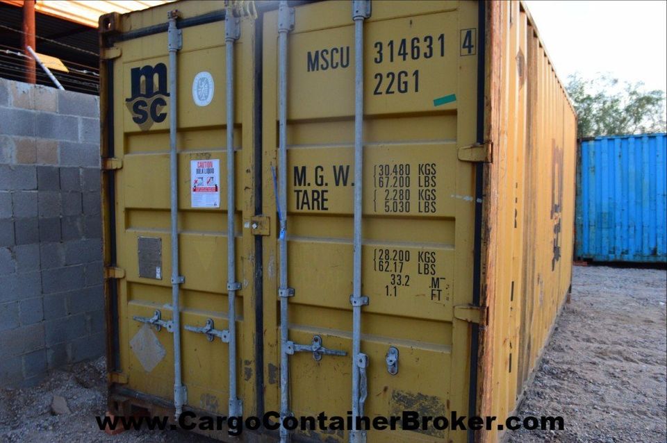 8x20 Used WWT (Wind and WaterTight) Cargo Container for sale Phoenix