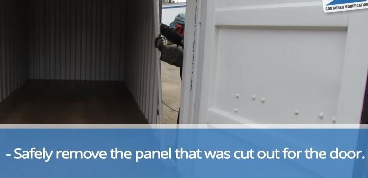 How to Install a Cargo Container Door