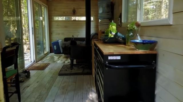 Shipping Container Off The Grid Hunting Cabin Modification