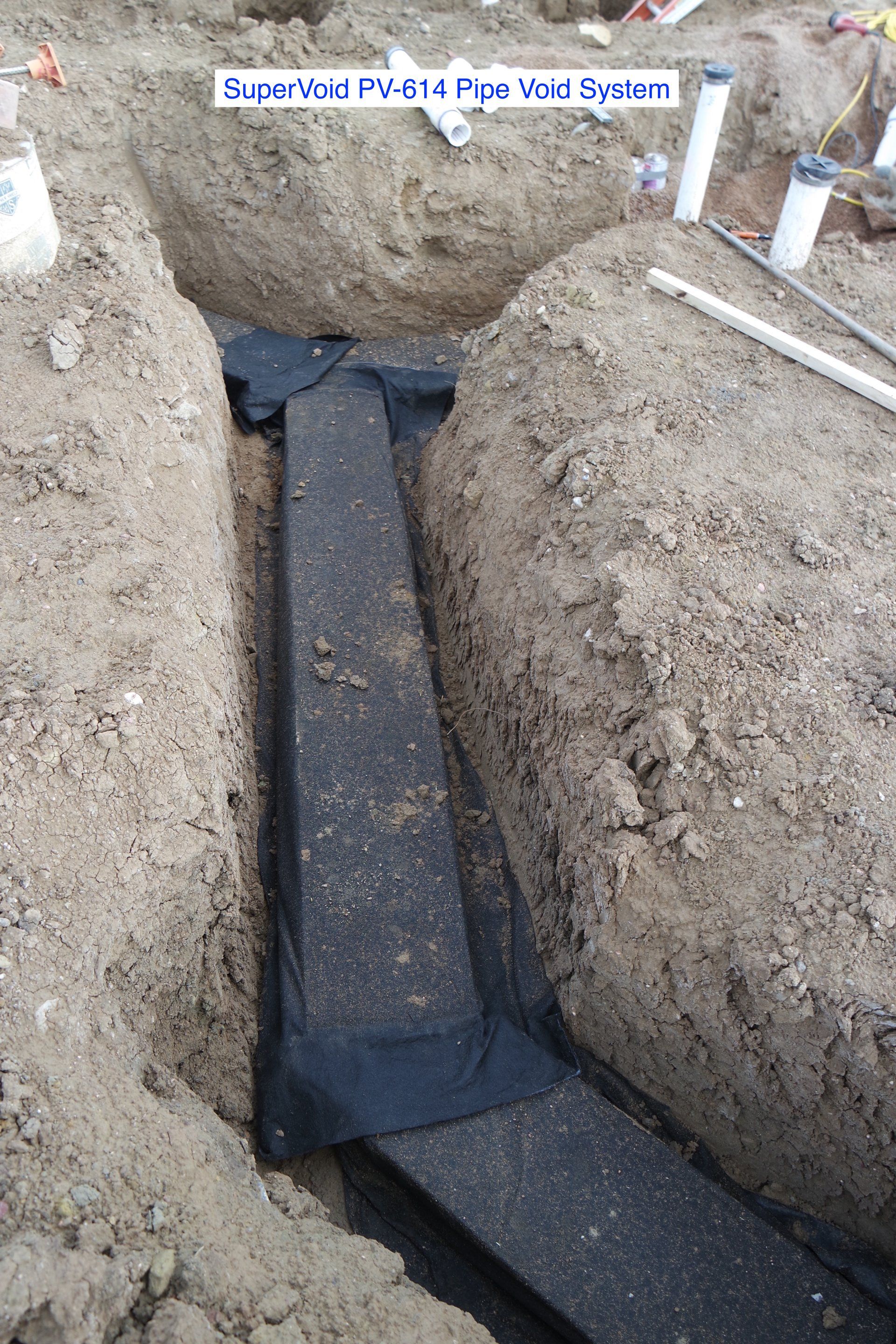 SuperVoid Systems Void Forms Carton Form Pipe Void Waterproof Concrete