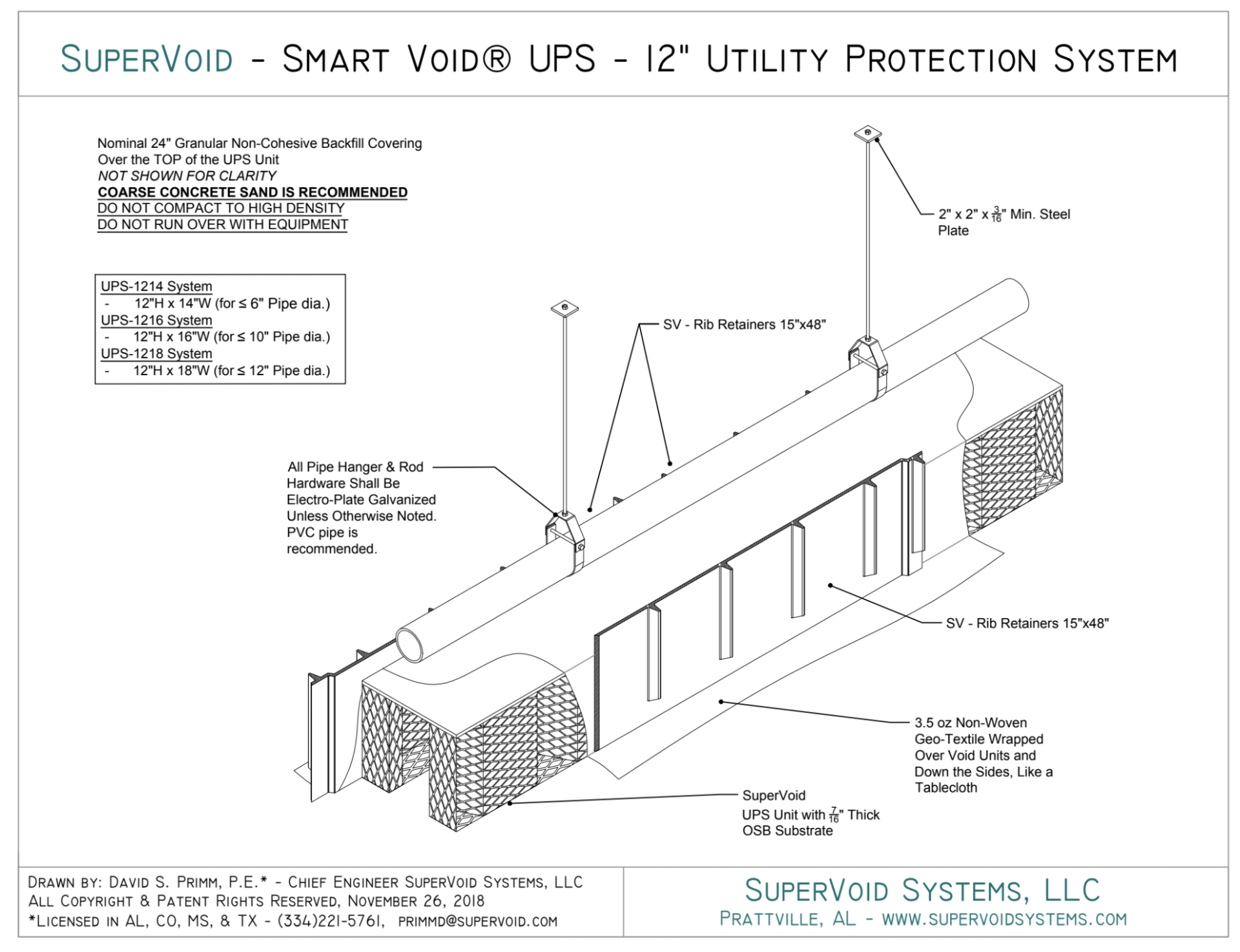SuperVoid Systems Void Forms Carton Form Pipe Void Waterproof Concrete ...